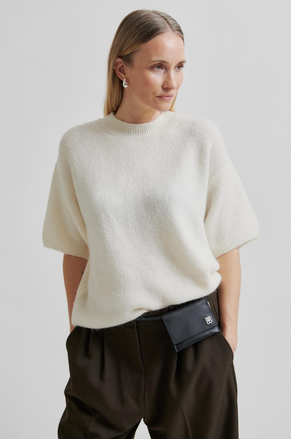 Neel shorts - Dark Brown Melange